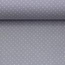 Baumwollstoff HILDE - Grau